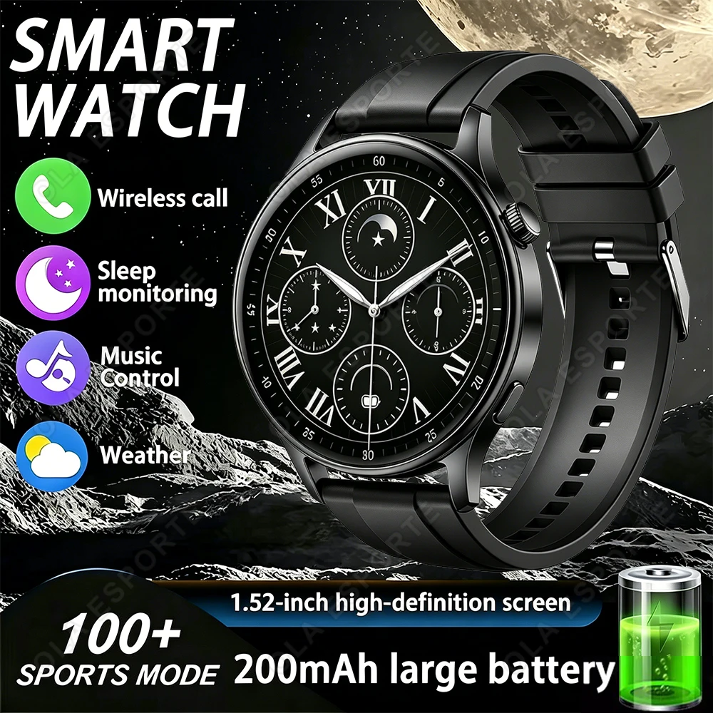 2026 Neue Sport-Smartwatch für Herren Fitness-Tracking Schrittzähler Schlaf-Gesundheitsmonitor Bluetooth-Anruf IP68 Wasserdicht Damen-Smartwatch
