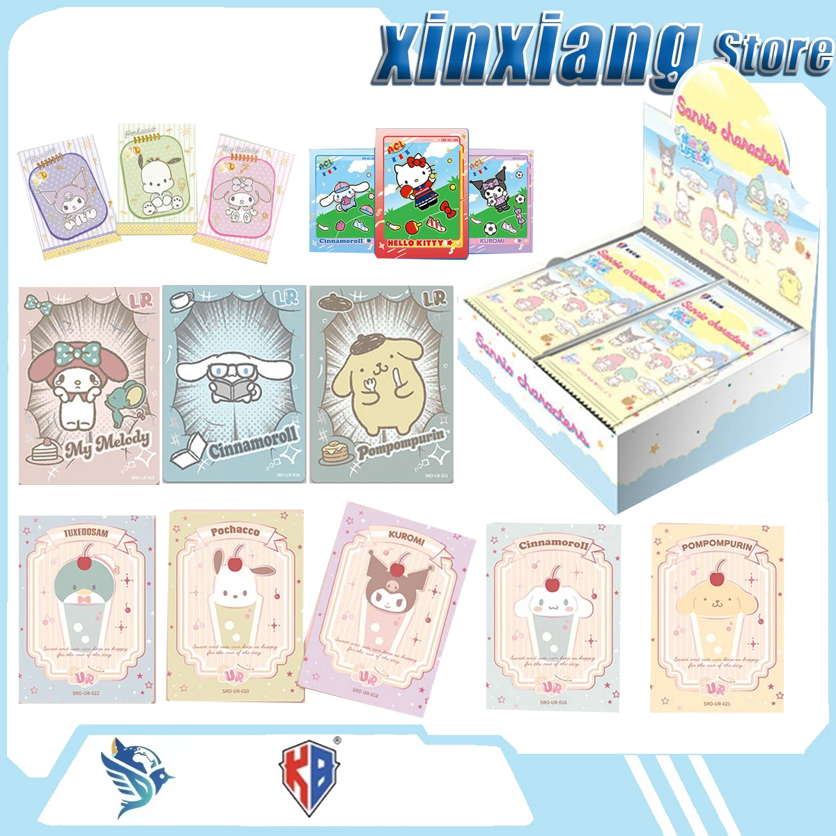 

KABAO Sanrio Polaroid Hello Kitty Big-Eared Dog Kuromi Cartoon Characters In Anime And Manga Sweet And Soothing Child Interest