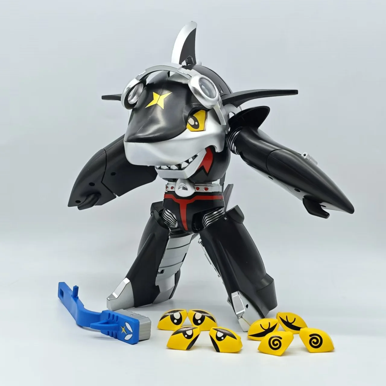 In Stock Tjxb002 Shark Chili Iron Armor ​​Sameshima Figure Kabuda Kabutack B Series No9 Action Figure Robot Collection Hobby Toy