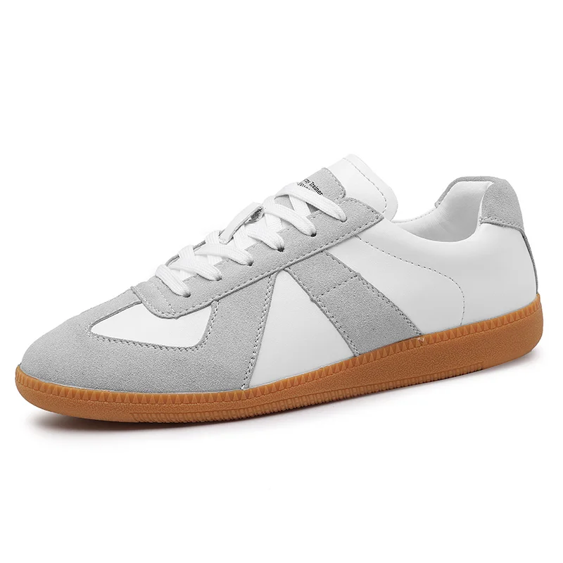 

TEAKKER Women's Sneakers 2026 New Men's Genuine Leather Ladies Moral Training Shoes Unisex Casual Spring Flat Shoes Women