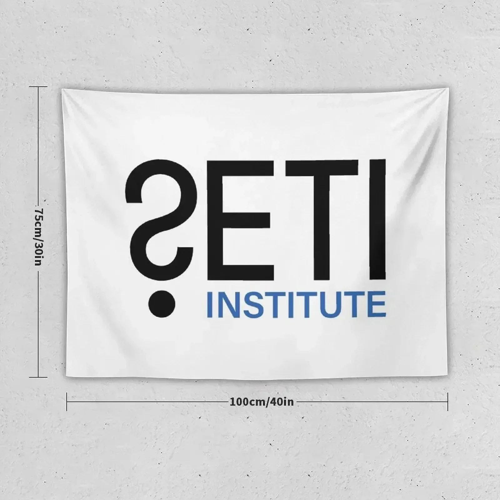 Search For Extraterrestrial Intelligence (SETI) Logo Tapestry Custom Bedroom Decor Aesthetic Wall Decoration Items Tapestry