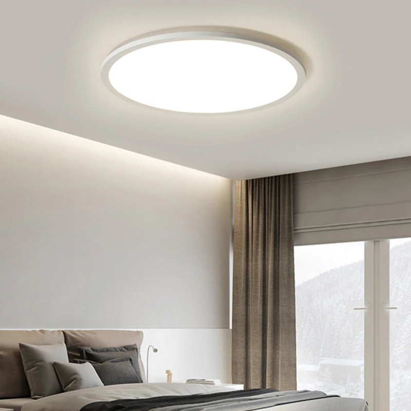 Ultra Thin Ceiling Light With Remote Control Full Spectrum LED Ceiling Lighting For Living Room Dining Room Bedroom Chandelier