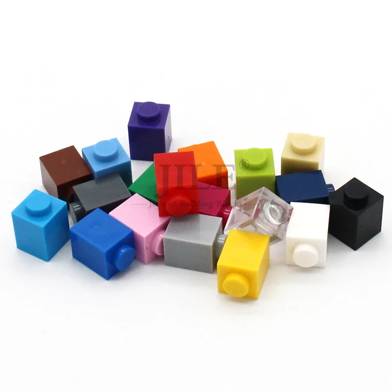 200pcs MOC 3005 Building Blocks Bricks 1x1 Compatible with DIY Thick Figures Educational Creative Plastic Construction Toys