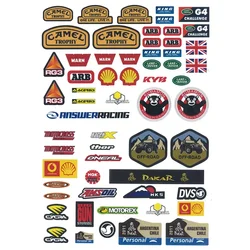 Etiqueta Adhesiva impermeable personalizada para coche teledirigido, etiqueta decorativa con logotipo, a escala 1/10, Traxxas Trx4 defender Bronco Trx6 D110 AXIAL Scx10II
