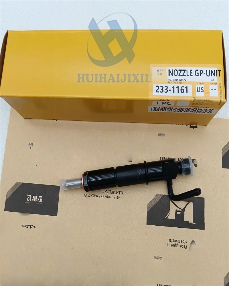 

Excavator Spare Parts 233-1161 Fuel Injector Nozzle 2331161 for Cat Excavator E312C E318C E320C E320D Engine 3064 3066 S6K