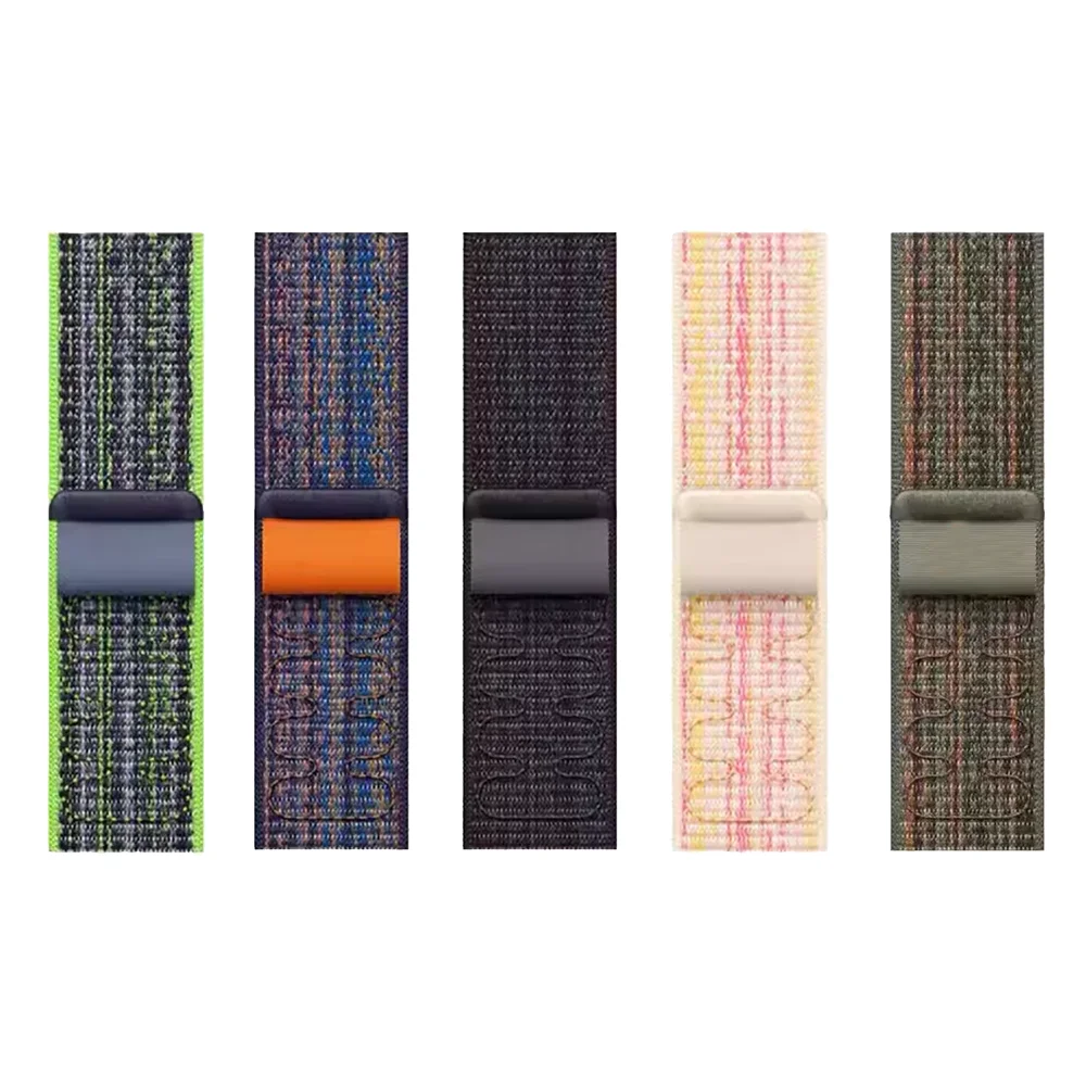 

Offial Nylon Loop For Apple Watch Bands 40mm 44mm 46mm 49mm 42mm 4145mm Sport Bracelet Correa iwatch ultra2 10 9 8 7 strap