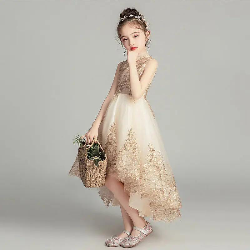 Birthday Dress for Kids Girl Children's Party Dress Girls Dresses for Eid Girls Dresses 2 to 8 Years Elegant  Baby Kid Prom