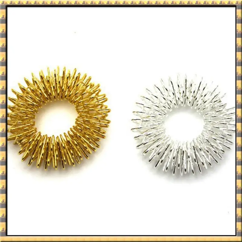 

Hot Sale 40 Pieces Spiky Sensory Finger Rings, Spiky Finger Ring/Acupressure Ring Set Silent Stress Reducer And Massager