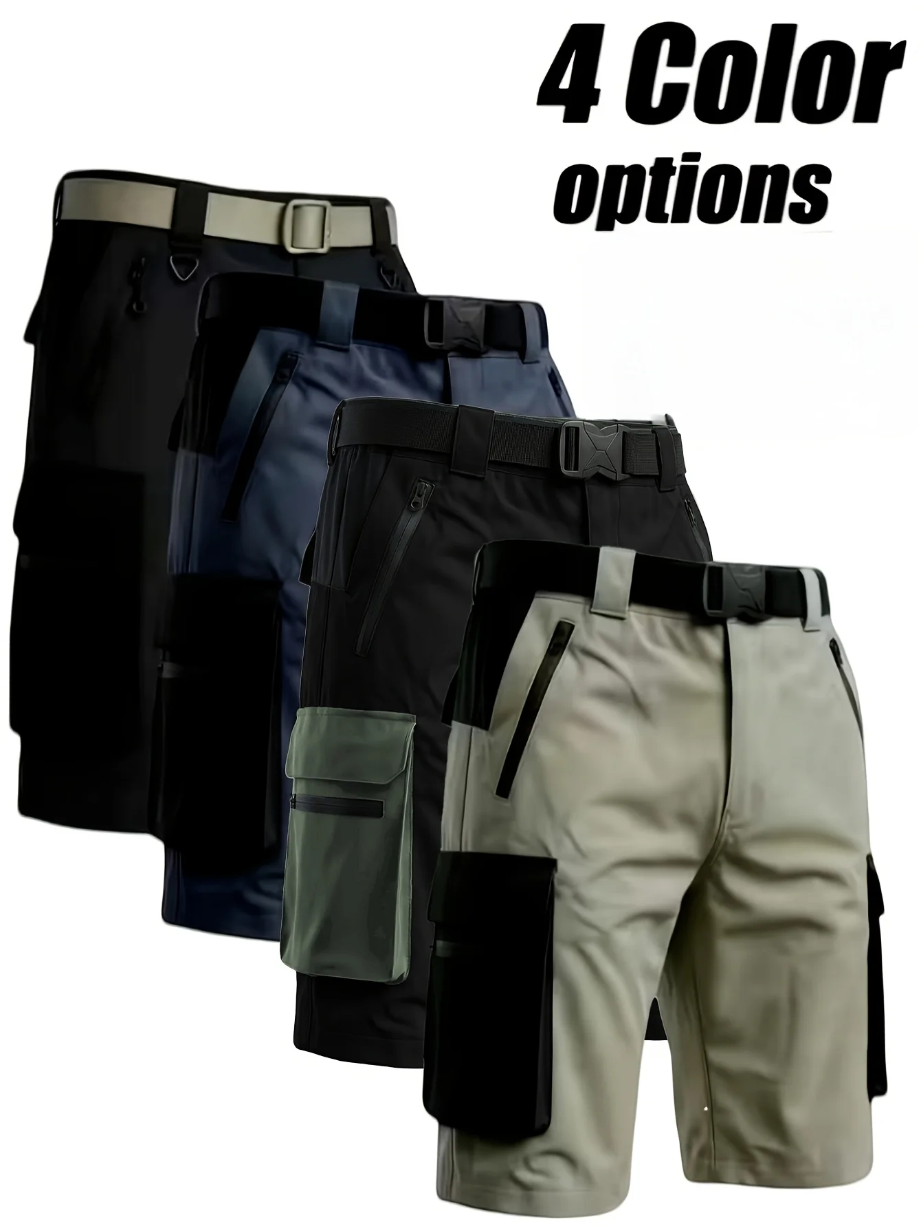 

Мужские тактические шорты для активного отдыха с различными карманами, прочные и универсальные рабочие шорты