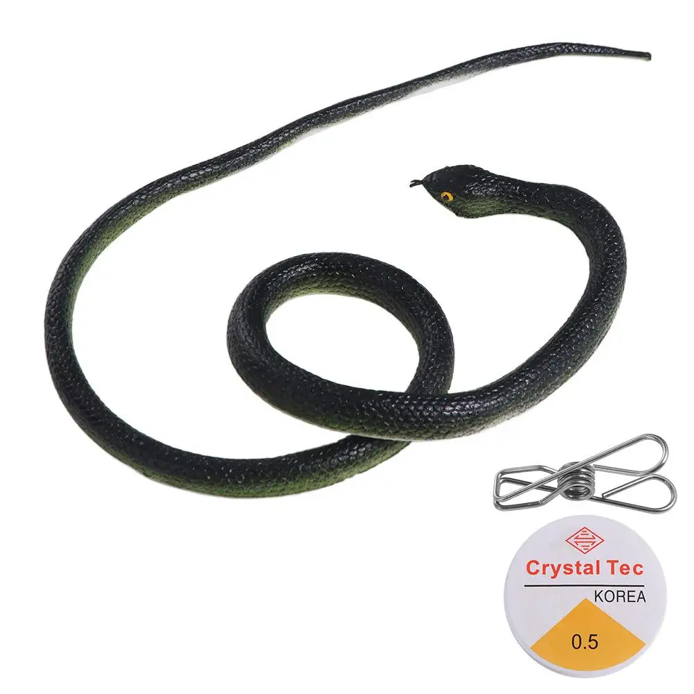 Moda simulação cobra brincadeira grande realista assustador brinquedo complicado presente engraçado piada prática brinquedo de cobra de borracha crianças brinquedo