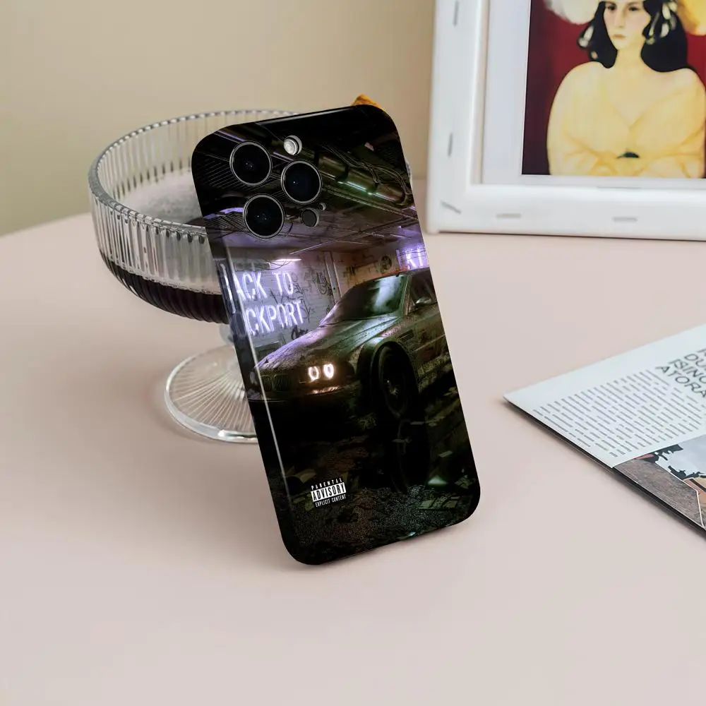 حافظة هاتف لهاتف آيفون 16 15 14 13 12 11 Pro Max Plus لامعة HD فتحة رفيعة فيلم سائل غلاف ناعم Kidd Keo العودة إلى Rockport