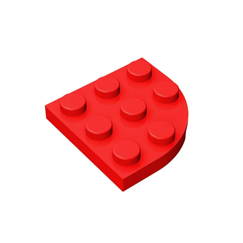 50 Stück Moc 30357 Runde Eckplatte 3x3 für Bausteine Teile DIY Lehrreiches Technik-Zubehör Geschenk Lehrreiches Spielzeug – Detail 4