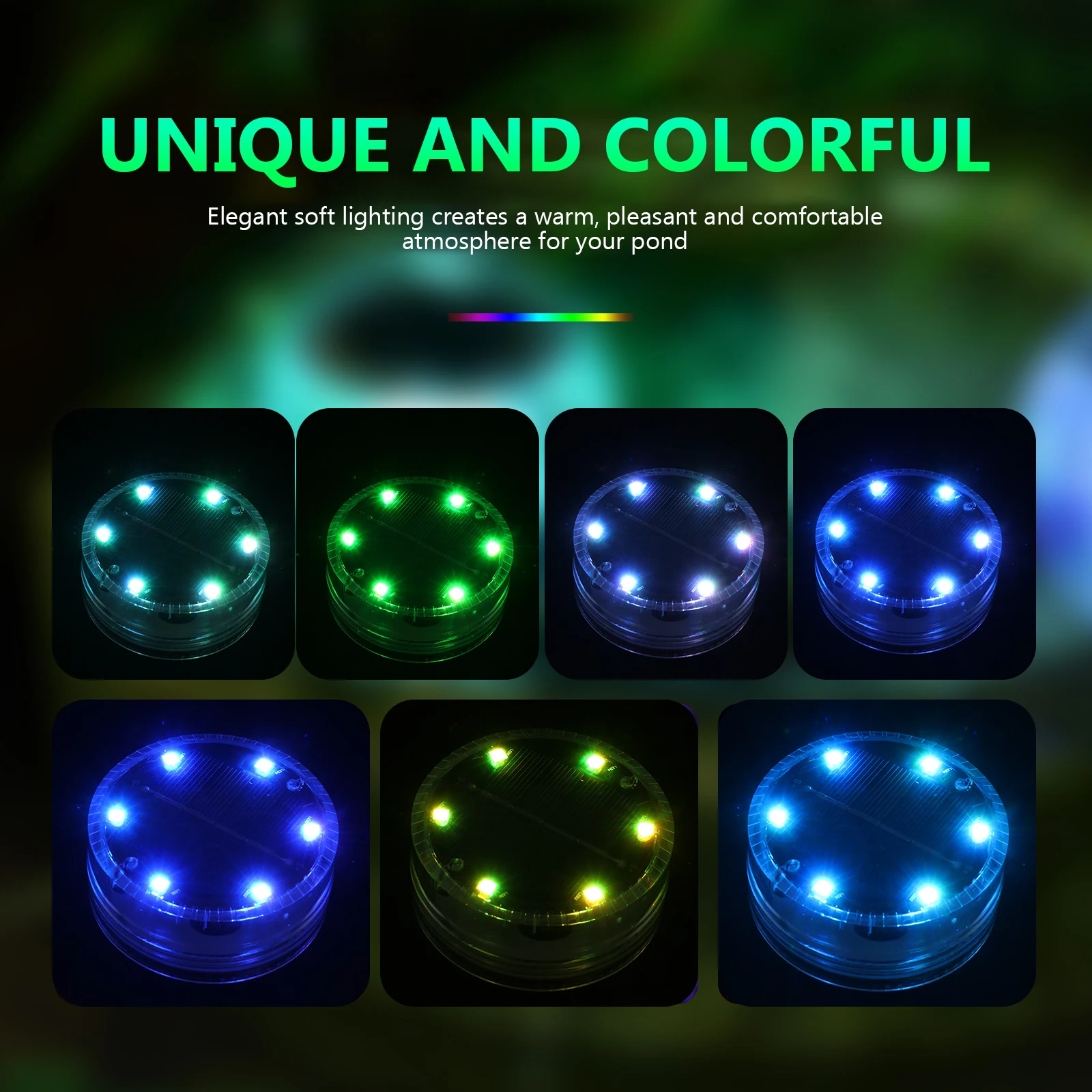 

1pc Solar Floating Lights LED Waterproof Color Pond Lamp Decorative Energy Efficient Garden Yard Decoration