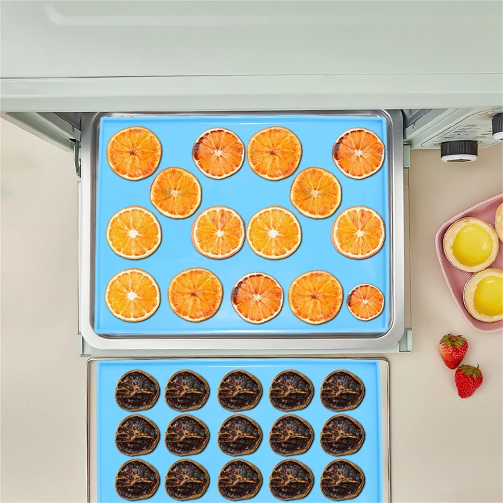 

6Pcs Baking Mats Silicone Baking Tray Liner Dryer Mat Non-stick Dehydrator Sheets Drying Machine, Dehydrator Baking For Cosori