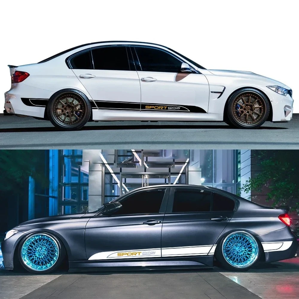 Car Sticker Sport Racing Vinyl Decals Graphics Trims Accessories For BMW 3 Series E46 E90 F30 E30 E36 M3 E92 F31 G20 E93 F34 G28