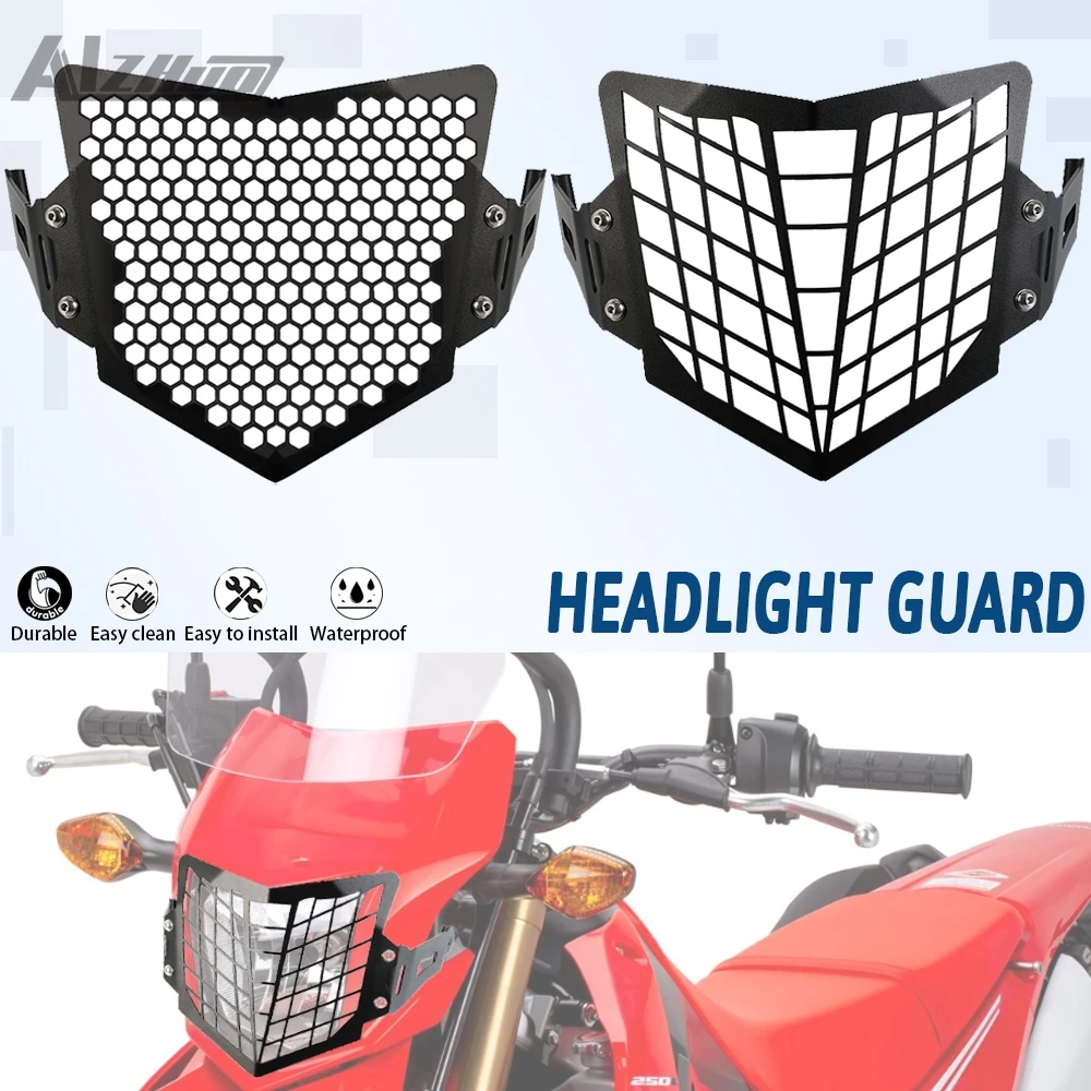

CRF 250L 250M 300L 2021 For Honda CRF250L CRF250M CRF300L Headlight Protection Guard Cover Protector 2013-2022 2023 Motorcycle