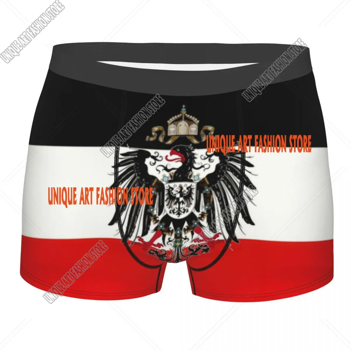 Custom Male Flag Of German Empire Underwear Germany Deutschland Germany Proud Boxer Briefs Breathbale Shorts Panties Underpants