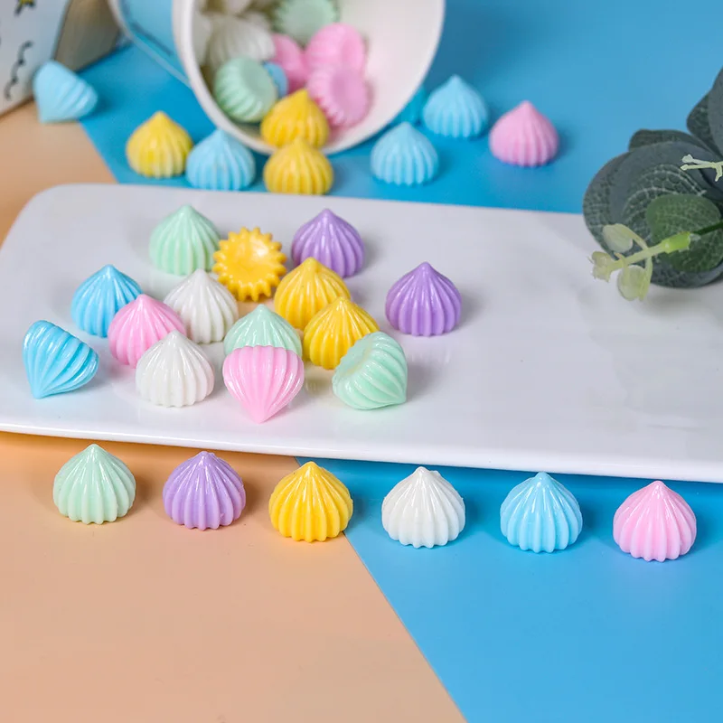 30 قطعة محاكاة صغيرة مختلطة ميرينغ السكر وهمية الحلوى نموذج الاصطناعي كريم التصوير الدعائم DIY بها بنفسك حفلة وهمية الحلوى الحلي #3