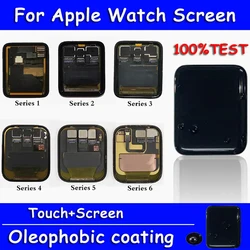 Tela de toque LCD AMOLED para Apple Watch, digitalizador de exibição, montagem para iWatch SE, série 1, 2, 3, 4, 5, 6, 38mm, 42mm, 40mm, 44mm