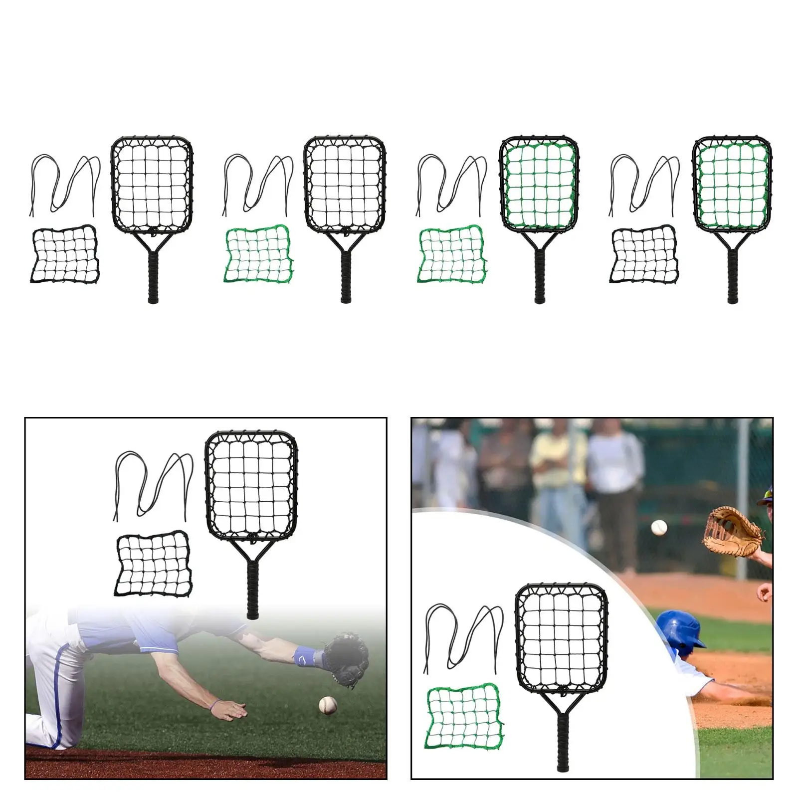 Baseball Practice Racket Baseball Fungo Racquet Much More Control and Accuracy Baseball Training Device for Hitting Grounders