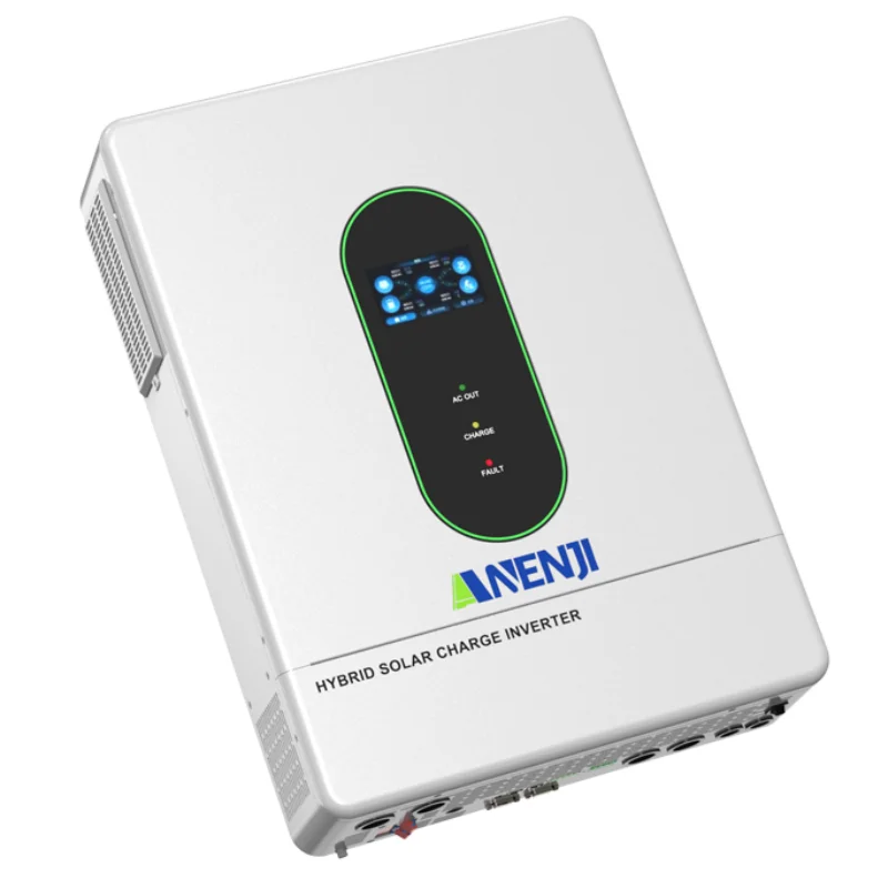ANENJI 120V/240V 12KW Split-phase Hybrid Solar Inverter Pure Sine Wave Built-in 200a MPPT Solar Charge Controller With CT Sensor