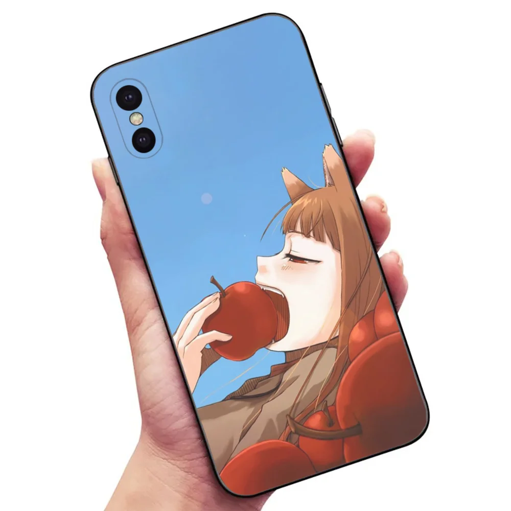 S-Spice and Wolf Anime Phone Case Phone Case for Samsung S24, 22,30, 20,10, 9,Note20 Ultra、Lite、Ultra、5G、Plus、FE