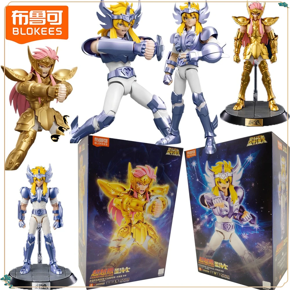 

New Original Blokees Saint Seiya Action Figures Champion Class Series Q-version Delicate Movable Model Decoration Toys Fun Gifts