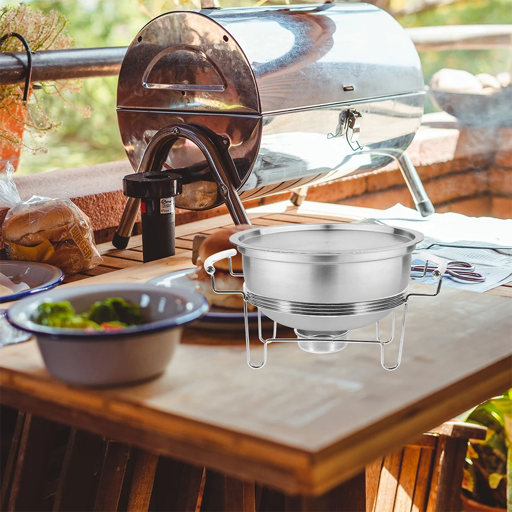 

1Pcs Stainless Steel Camping Stove Holder Durable Cookware Stand Lightweight Outdoor Equipment