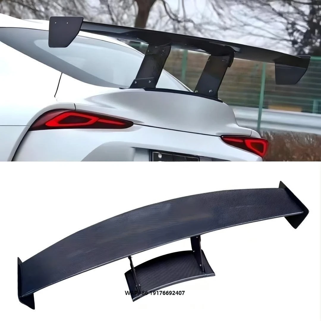 

Applicable to Supra GR MK5 A90 A91 with Carbon Fiber Polished Finish V Style High Tail Wing Rear Aerodynamic Spoiler Kit