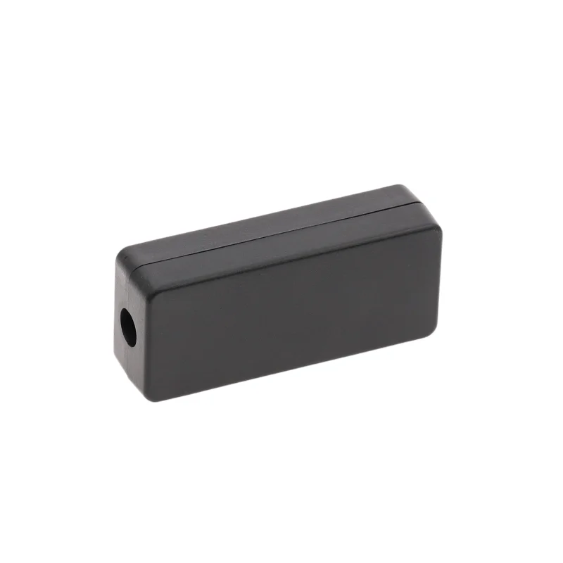 Black small plastic junction box USB module instrument box outlet small shell at both ends 60x25x16mm