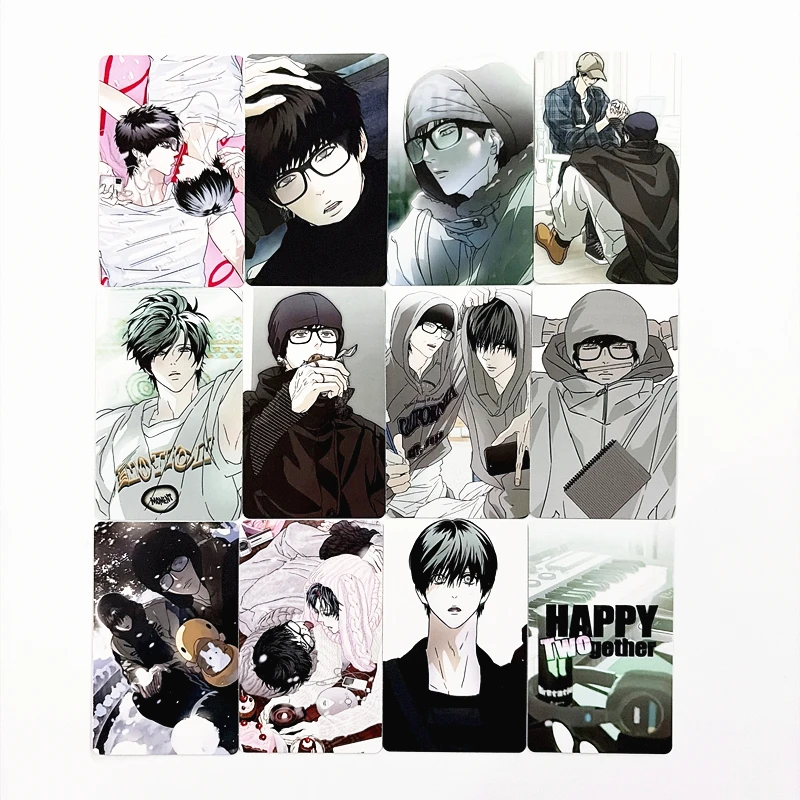 14PCS Korean BL Manhwa Happy Together Lomo Cards Set High Quality Photocard Manga Fans Collection Decor Gift - view 5