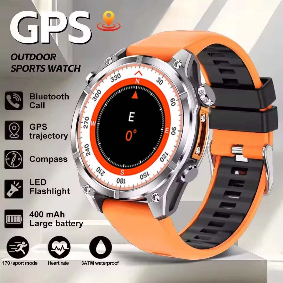 

Men Smart Watch AMOLED Bluetooth Call Flashlight Heart Rate Monitoring Wrist Lifting Bright Screen Women SmartWatches 2025 New