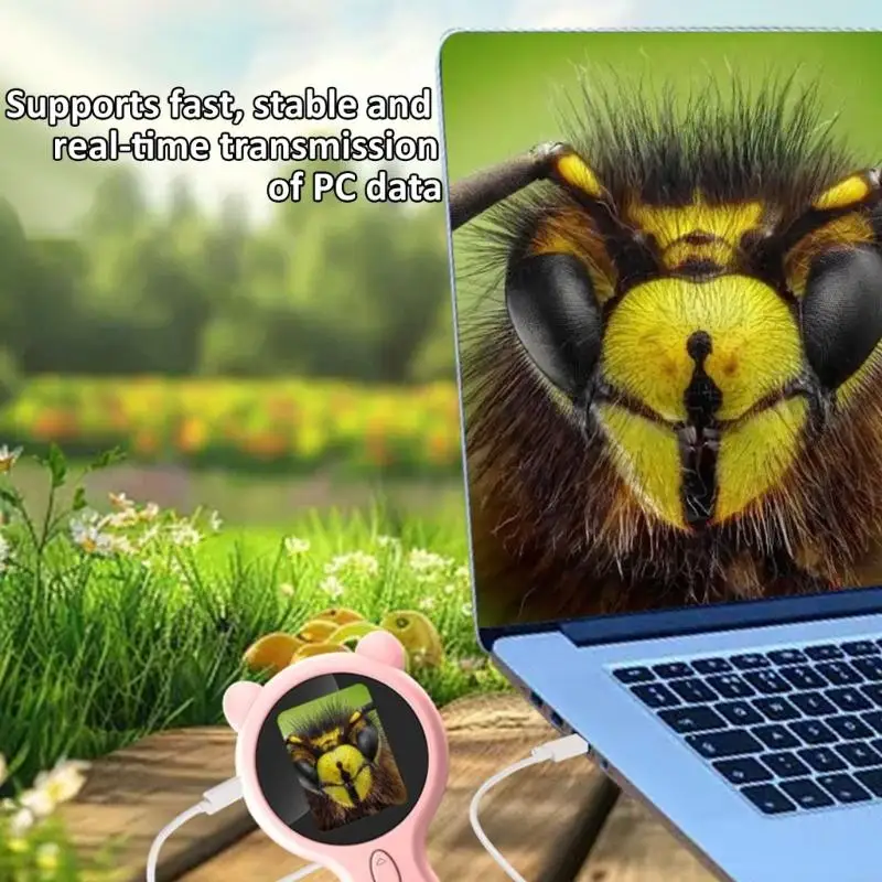 Excellent ABS Children Microscope 500x Magnification Manual Enlarge Camera Video Function Science Learning Tool A2UB