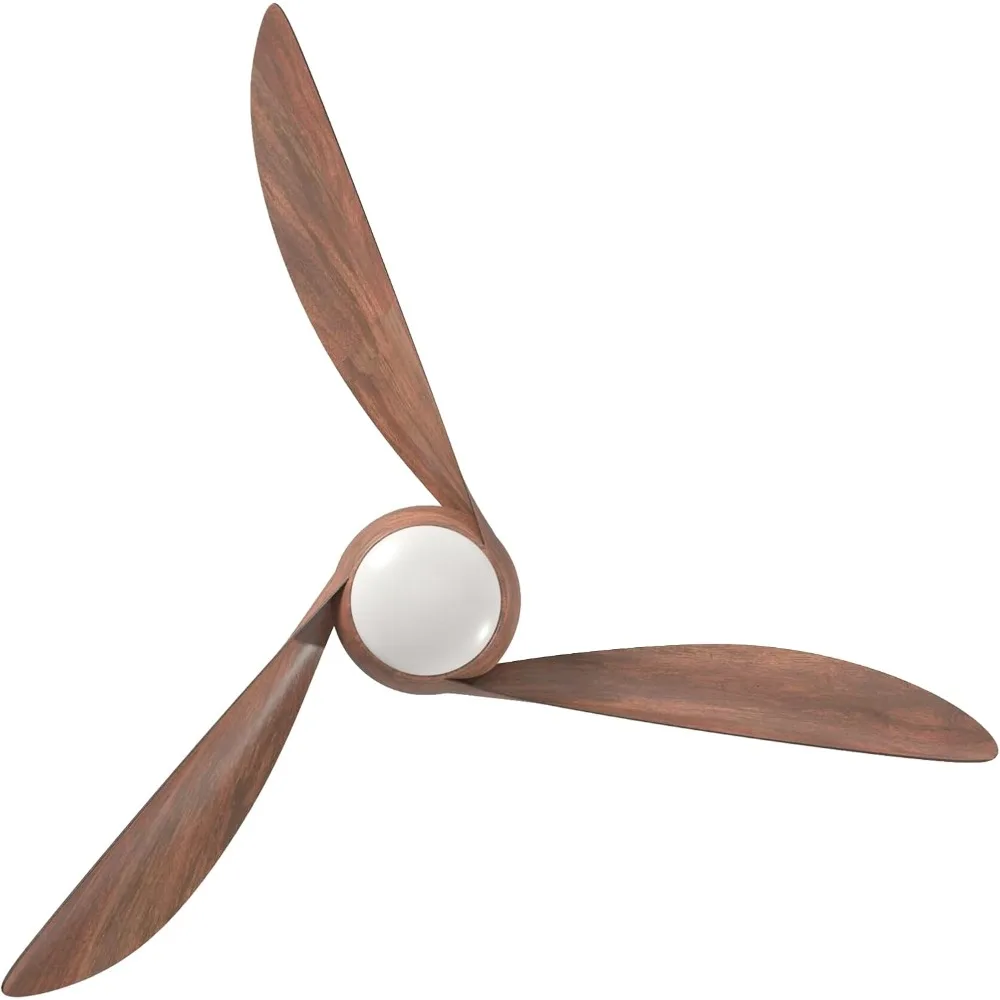 F844-DK Light Wave 52 Inch Ceiling Fan with LED Light Kit, Brown Distressed Koa Finish