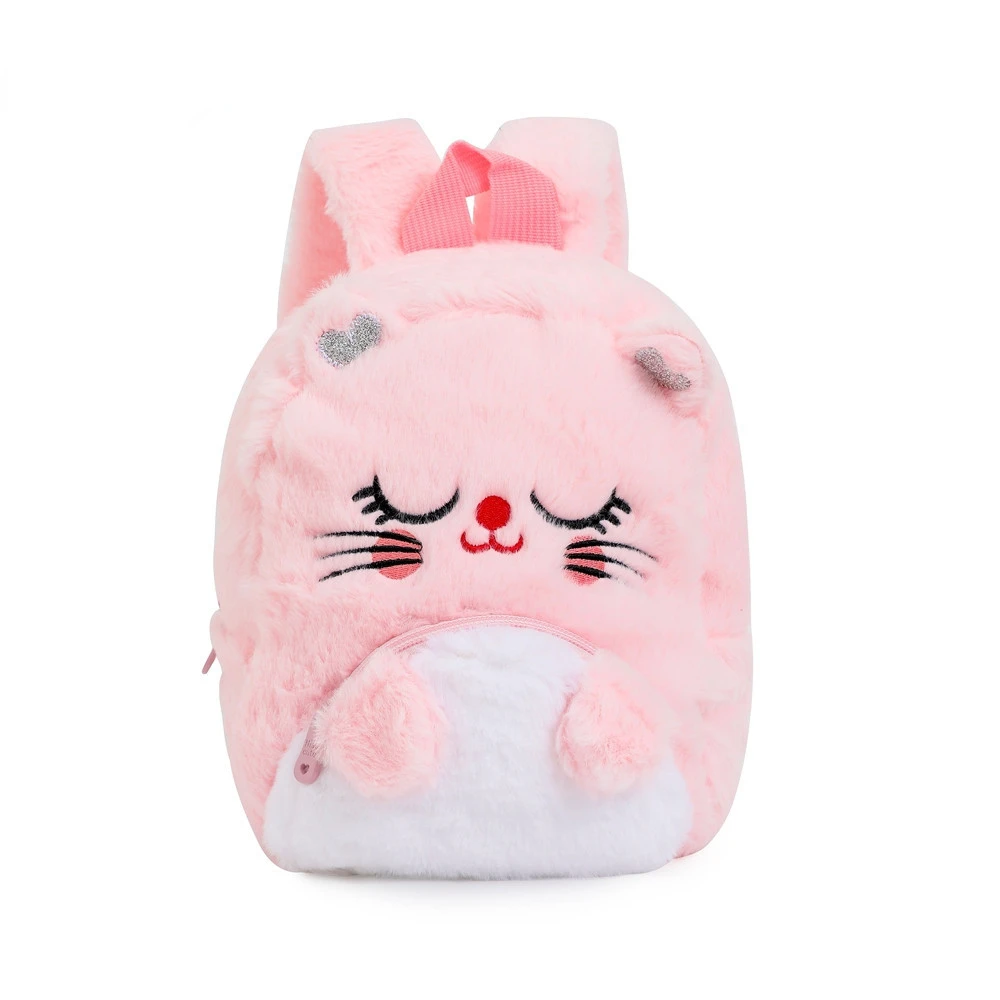 가방 Unicorn Plush Big Eyed Backpack Soft Plush Toys Kindergarten Children Cartoon Backpack Little Girl Bag Child Backpack Mochila