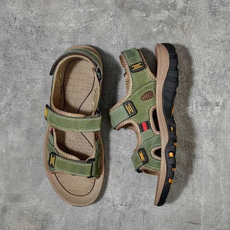 

Classic Mens Sandals Summer Outdoor Breathable Beach Shoes Lightweight Casual Men's Shoes Comfortable Soft Casual Shoes