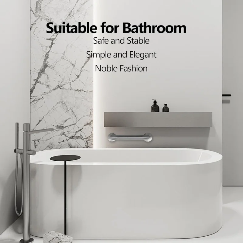 30-60cm Handrail High Quality Stainless Steel Bathroom Tub Bathroom Tub TToilet Grab Bar Shower Safety Support Handle Towel Rack