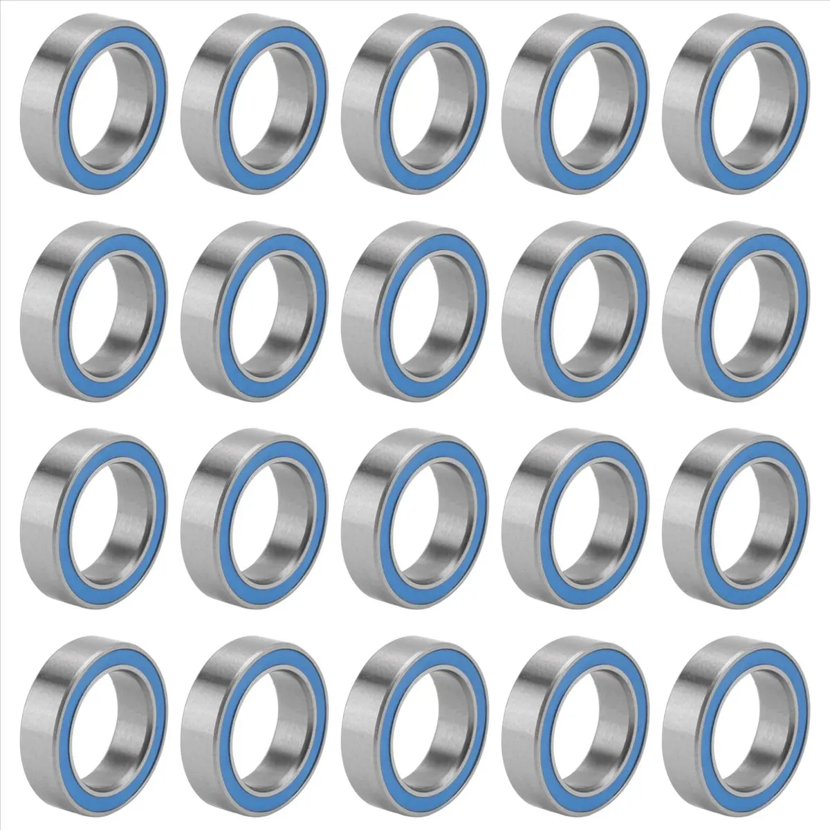 20 قطعة 6700- جودة عالية 6700 10X15X4mm مصغرة ختم كرة أخدود عميقة تحمل ، الأزرق