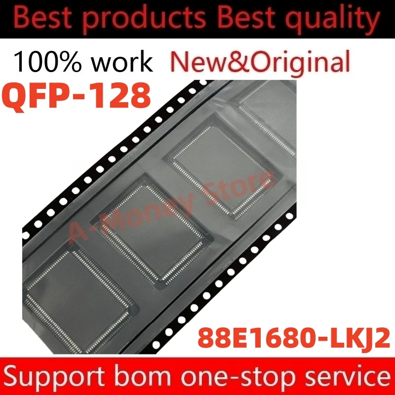 

(2-10pcs)88E1680 LKJ2 88E1680-LKJ2 QFP-128