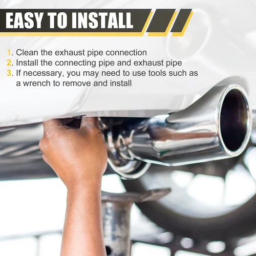 Imagen 2 del producto Uxcell mandril de coche tubo de codo curvo de escape 304 reductor concéntrico de acero inoxidable OD 1,5 pulgadas-3 pulgadas a OD 2 pulgadas-5 pulgadas