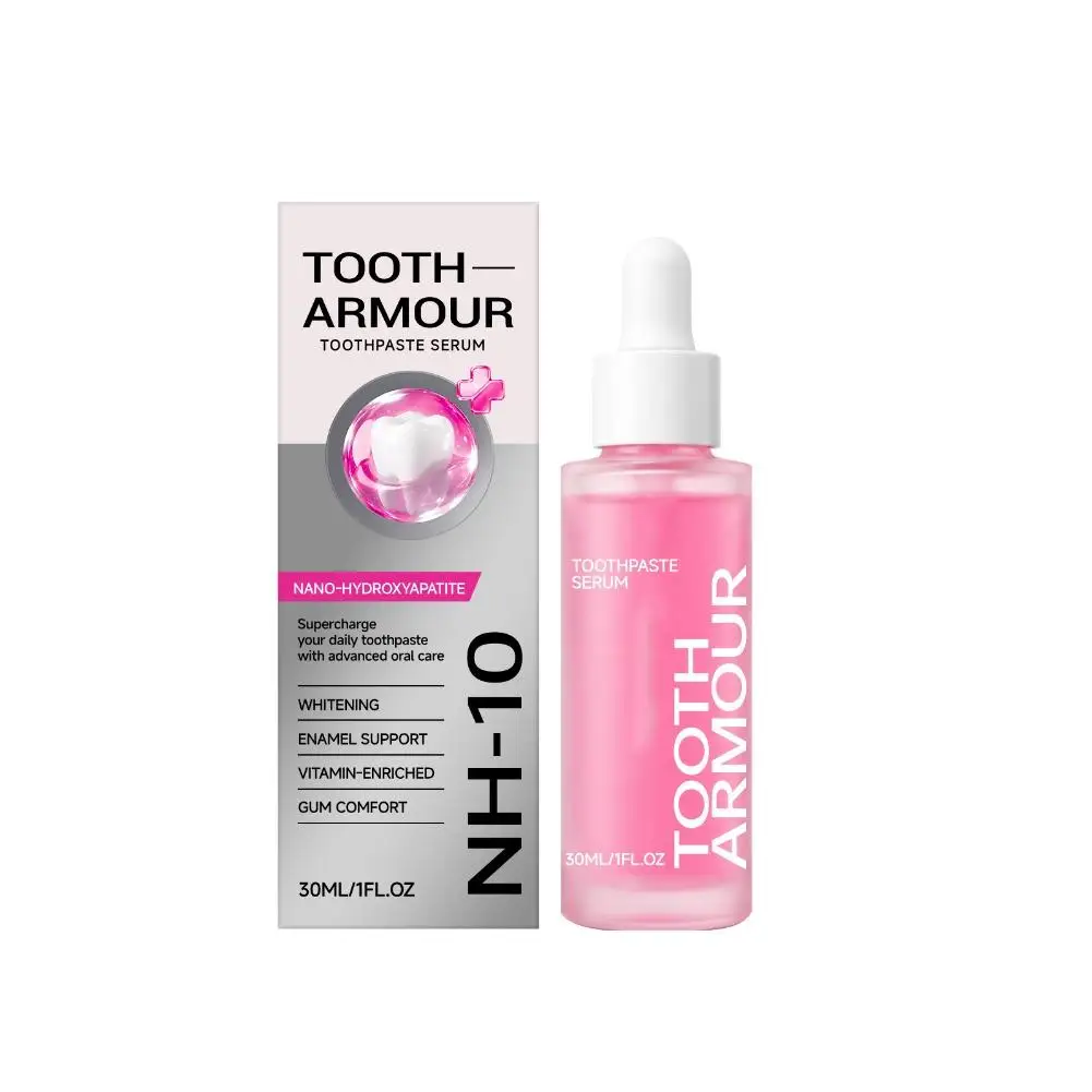 Niacinamide Teeth Brightening Serum 30ml Fresh Breath Oral Care Essence Gentle Polishing Formula with Precision Dropper