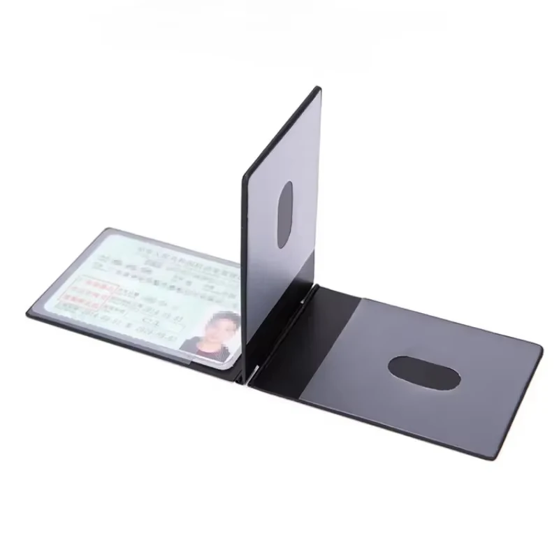 

Aluminum Thin Card Cover Car Driver's License Car Driving Document ID Credit Card Case Driver License Cover Travel Pass Purse
