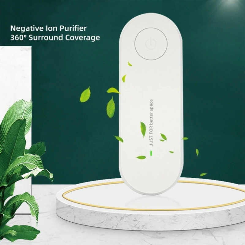 Negative Ion Air Purifier Plug-in Portable Negative Ion Generator for Rooms with Odors Smoke PM 2.5 Toilet Kitchen Air Purifier