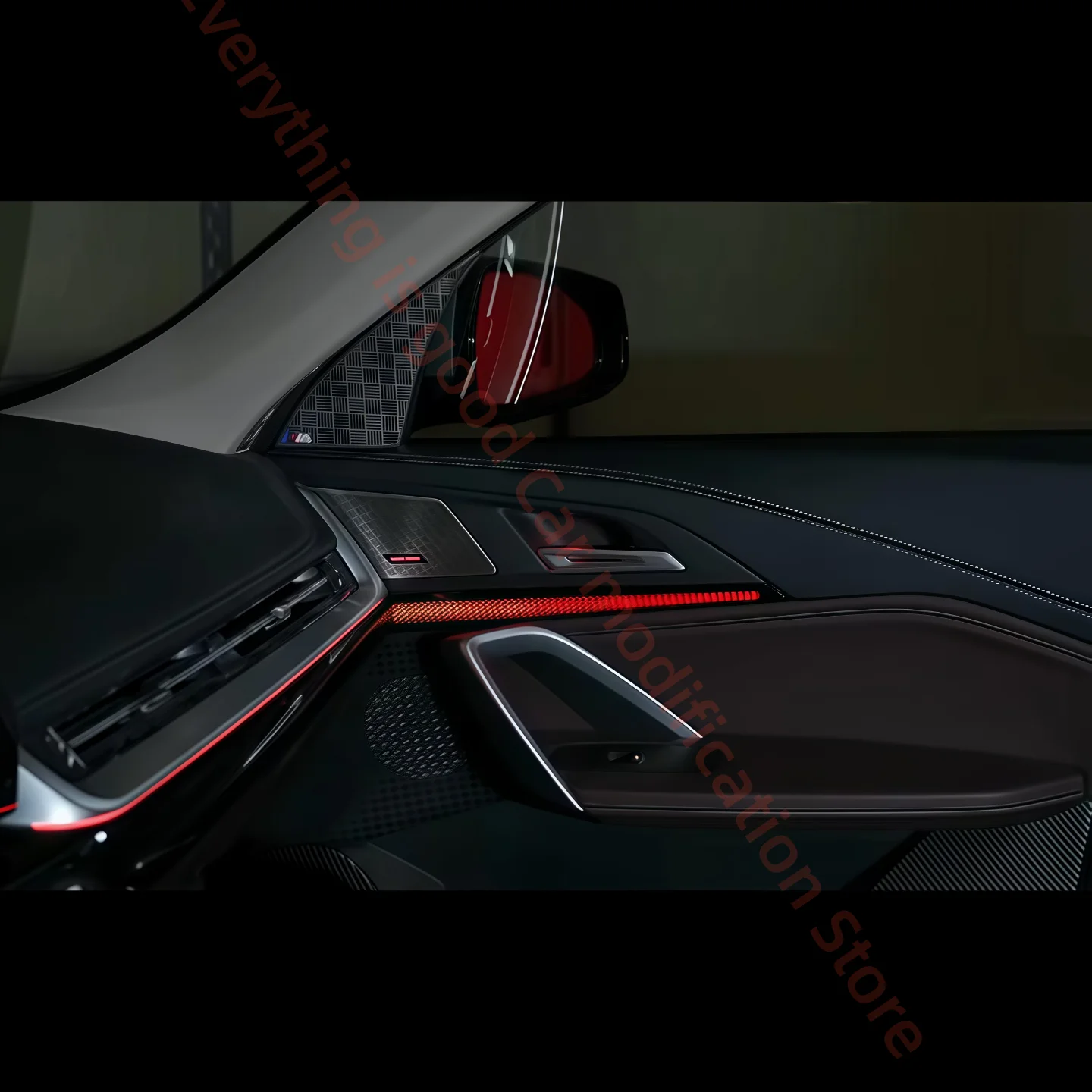 U11 For BMW X1 Ambient Light Atmosphere Lamp Car Interior Lighting Upgrade Car accessories 1:1 trim panels Screen &APP control
