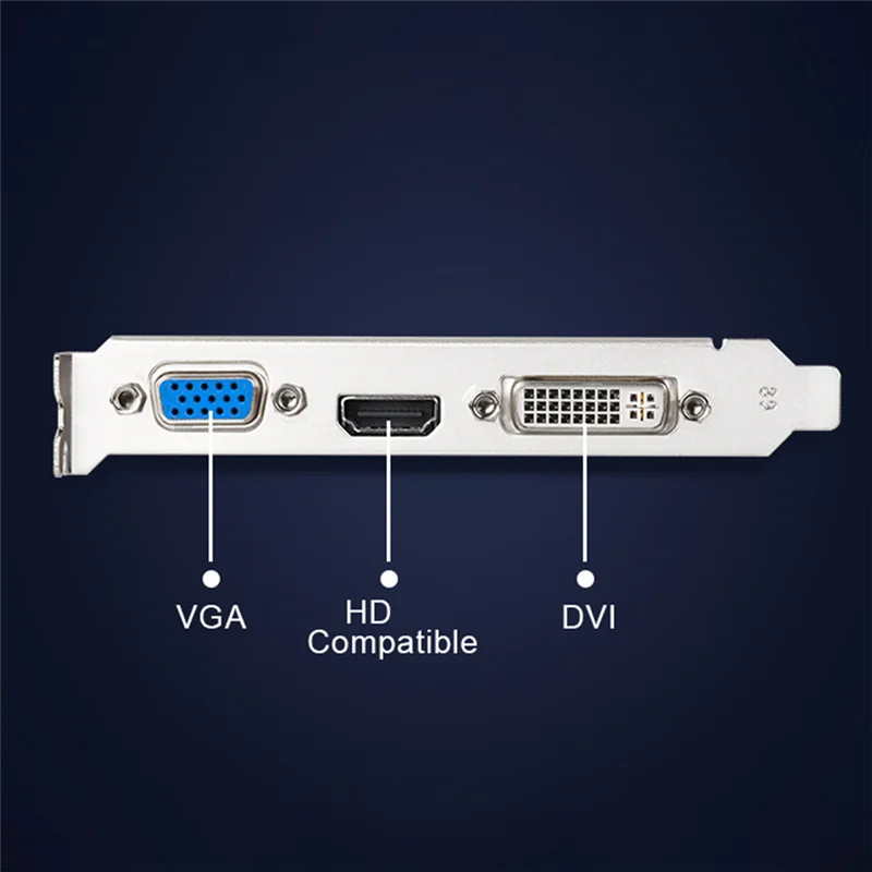 

AY14 -GT730 4G DDR3 128 Bit Graphics Card 700MHZ 40Nm PCIE 2.0 16X VGA+DVI+ -Compatible Video Card Parts Accessories