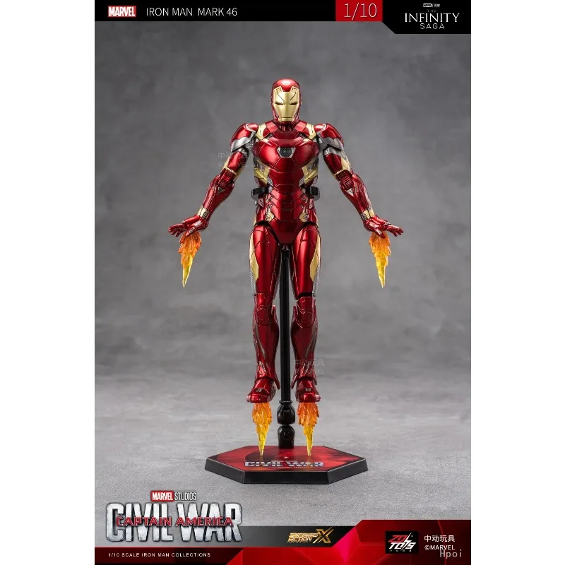 

Оригинальные ZD TOYS MARVEL CAPTAIN AMERICA: CIVIL WAR Iron Man MK46 Аниме Фигурка Игрушки Модель Украшения