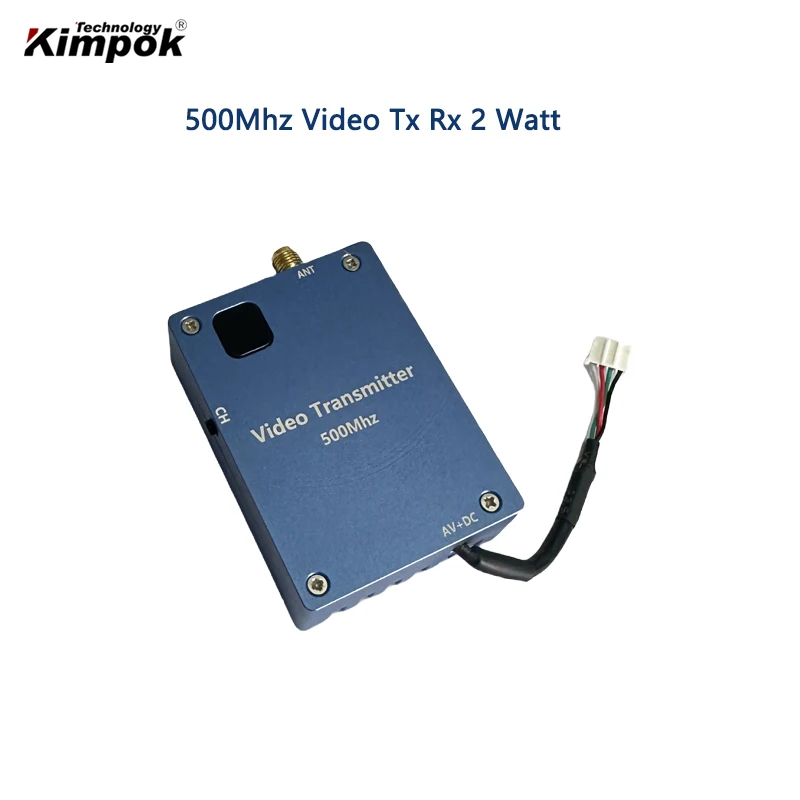 600~700Mhz FPV  VTX VRX Video Transmitter 2W Wireless Analog Link 60g