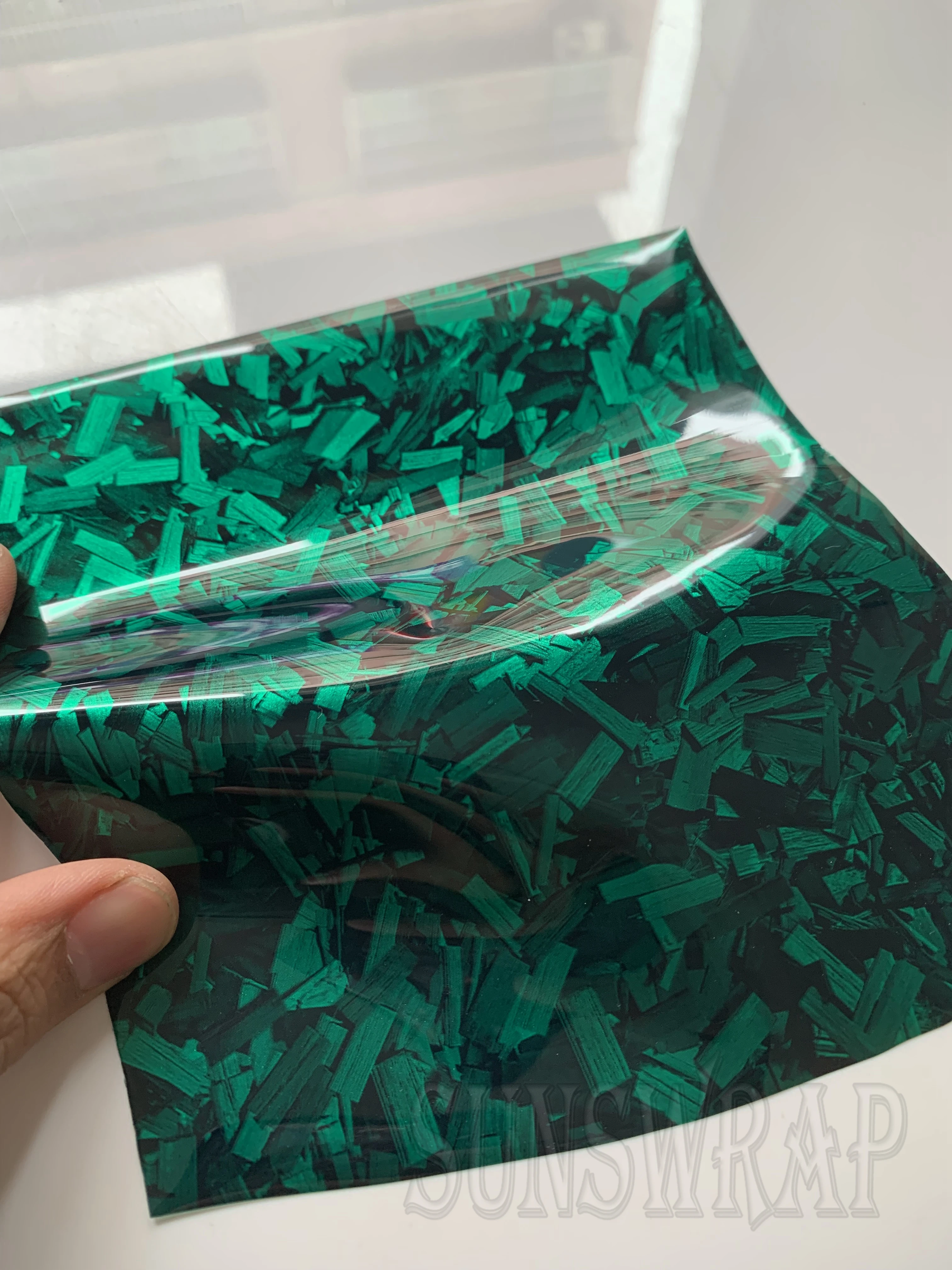 

Premium Quality Forged Carbon Super Gloss Green Carbon Fiber Vinyl Foile DIY Styling Car Stickers for motorcycle decal wrapping