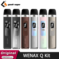 Original Geekvape Wenax Q Pod Kit 1000mAh Battery 25W Vape with 2ml Q Pod Empty Cartridge 0.6/0.8ohm Electronic Cigarette Vaping