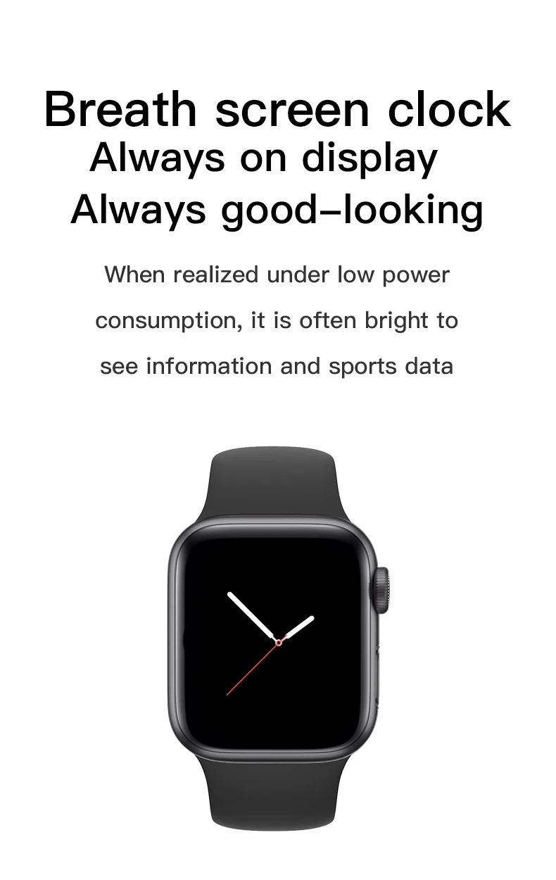 BDI Extremely Narrow Edge Large Screen Smartwatch Sleek Smartwatch with Full-Screen Touch & Bluetooth Call Support: Zinc Alloy